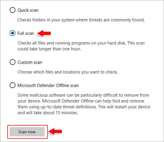 Choose-Full-Scan-and-then-click-scan-now