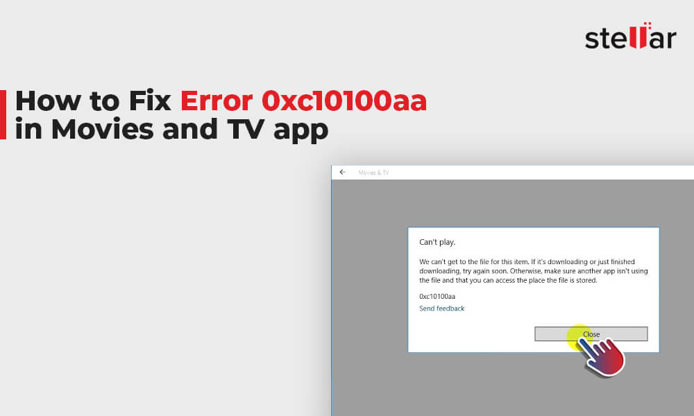 Fix: Error 0xc10100aa in Movies and TV app