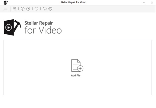 Stellar Repair for Video- Add Files