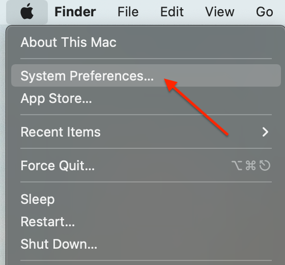 System Preferences