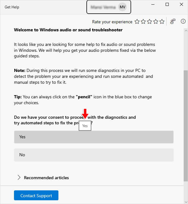 select-yes-&-proceed-with-problem-diagnostics