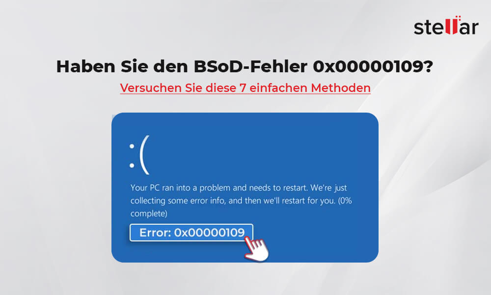 Haben Sie den BSoD-Fehler 0x00000109? Versuchen Sie diese 7 einfachen Methoden