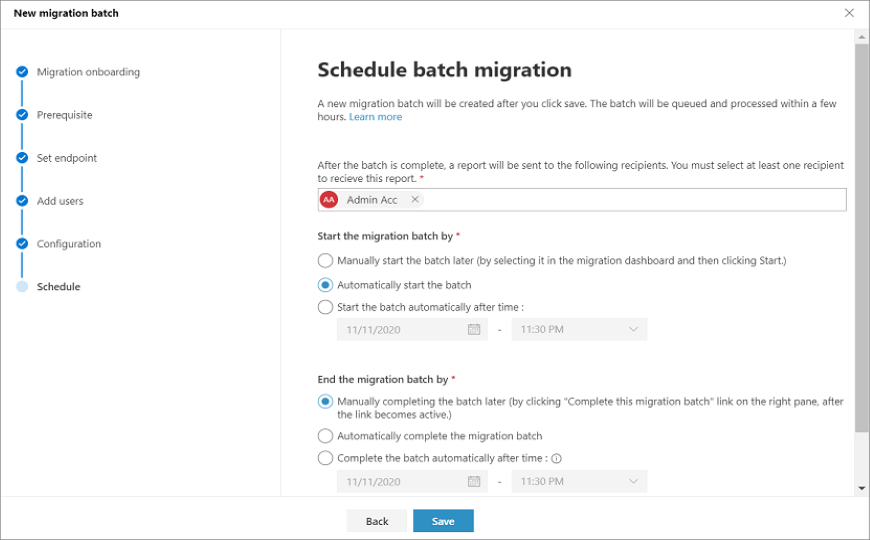 Staged Migration