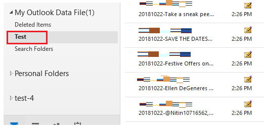 move eml files into Outlook to convert gmail emails to pst
