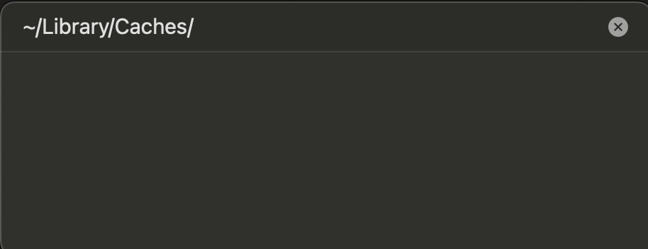 Go to Folder > Go
