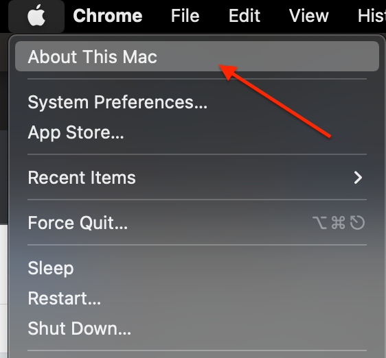 About This Mac