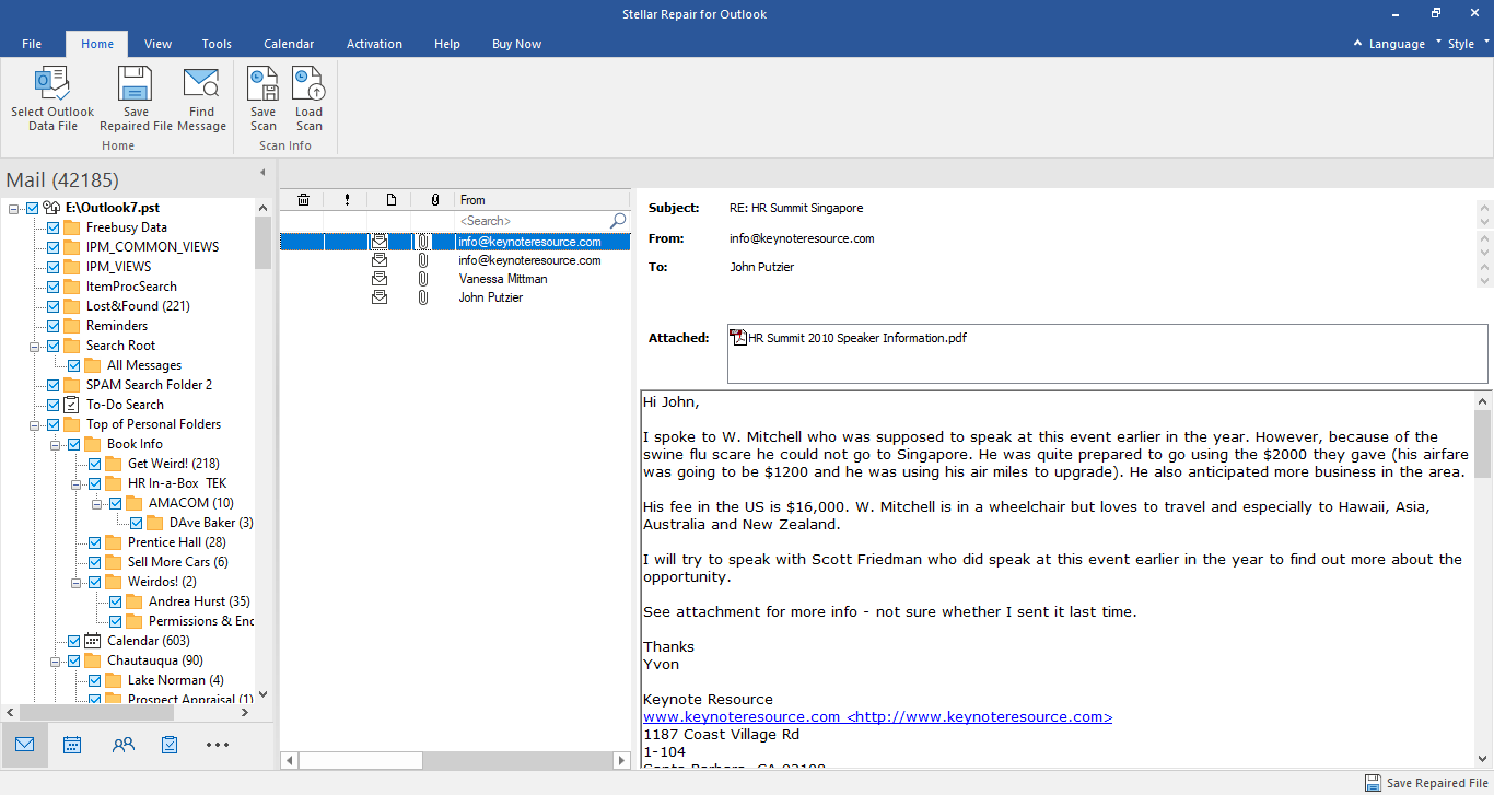 How to Recover Deleted Calendar Items and Mails in Outlook