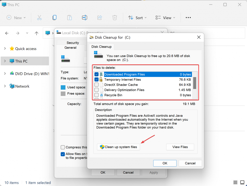  Clean Up System Files