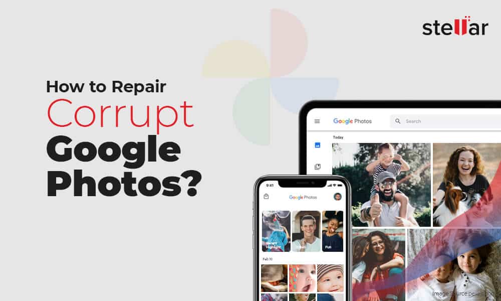 Google photos corrupted