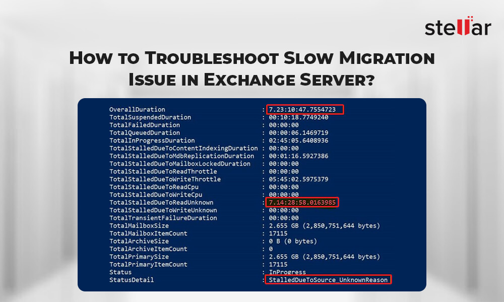 How to Troubleshoot Slow Migration Issue in Exchange Server?
