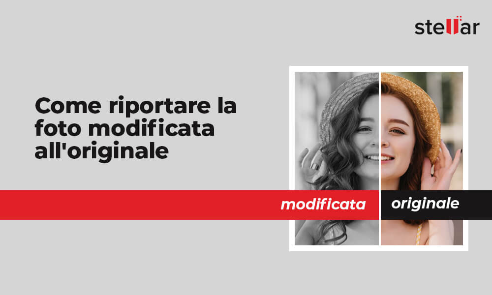<strong>Come riportare la foto modificata all’originale</strong>