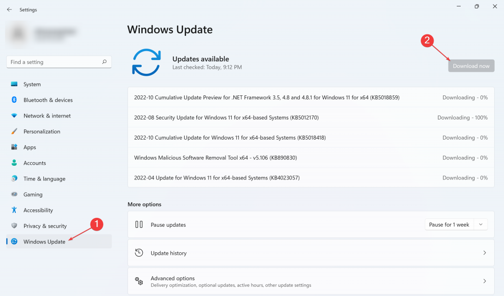  Windows Update
