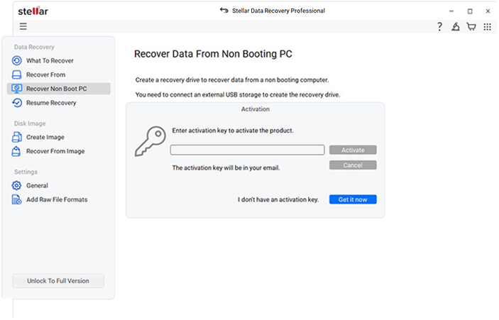 activation page