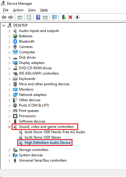 Kodi No Sound Issue - Device Manager