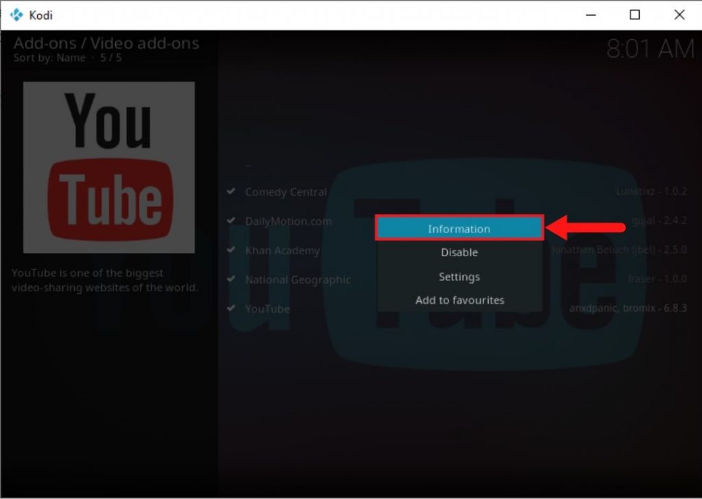 Kodi No Sound Issue - plug-in settings