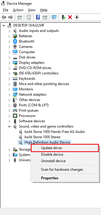 Kodi No Sound Issue - Device manager in windows 10