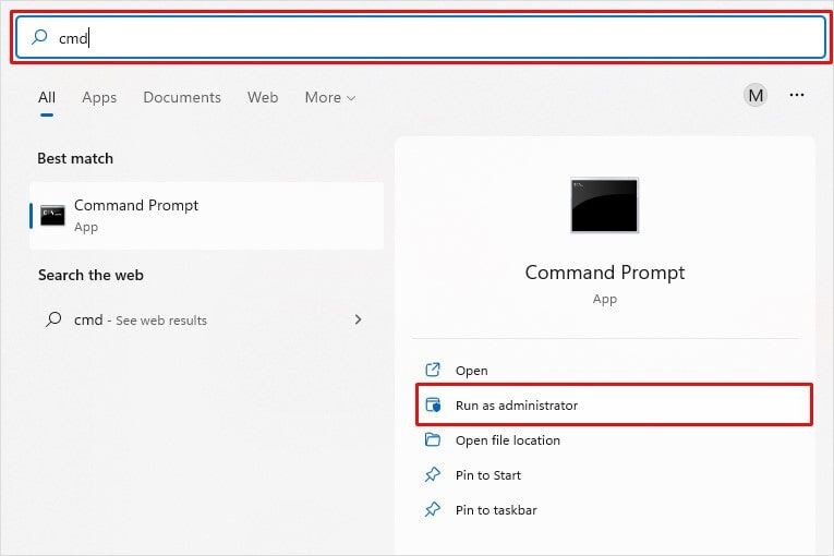 run command prompt as administrator