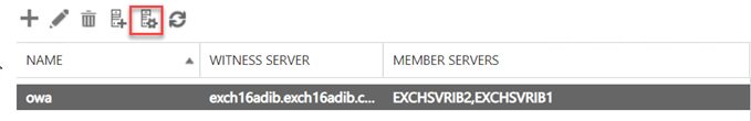 click on the manage DAG membership icon