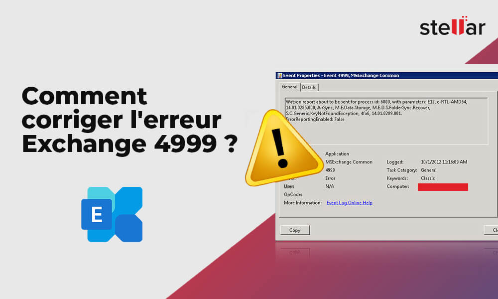 Comment corriger l’erreur Exchange 4999?