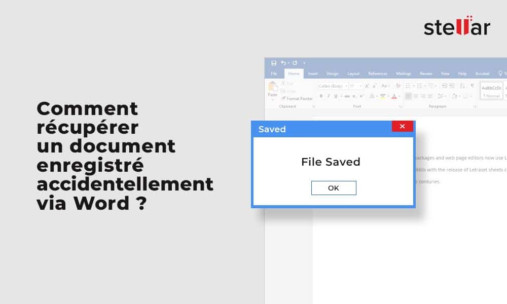 Comment récupérer un document enregistré accidentellement via Word ?
