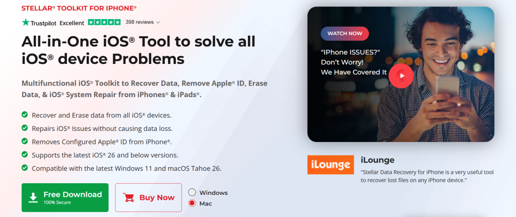 install Stellar Toolkit for iPhone on your Windows/Mac