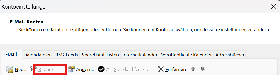 Kontoeinstellungen