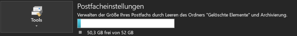 Postfacheinstellungen
