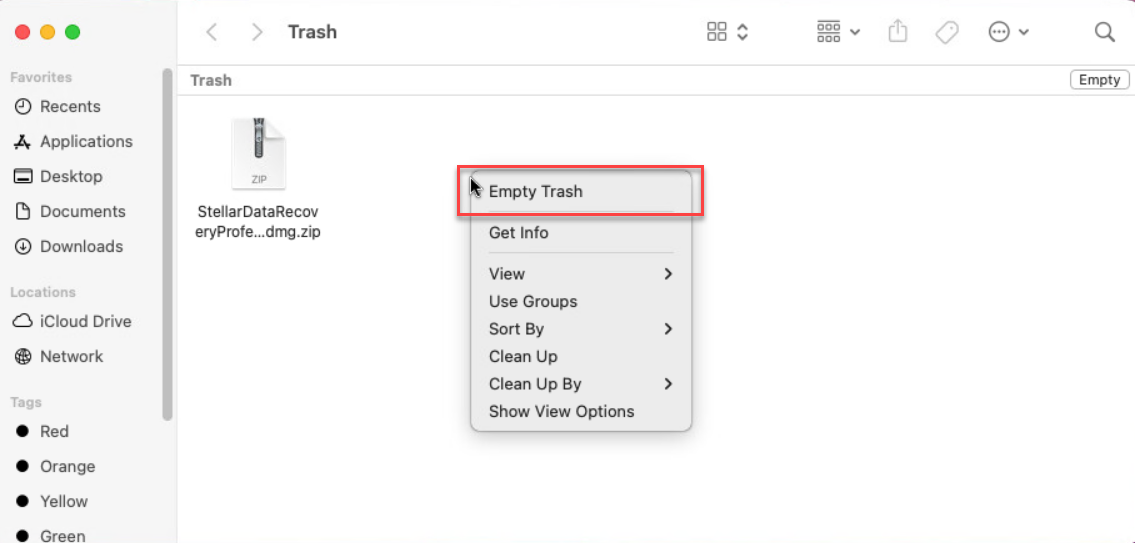 How to Secure Empty Trash on macOS Ventura? Stellar