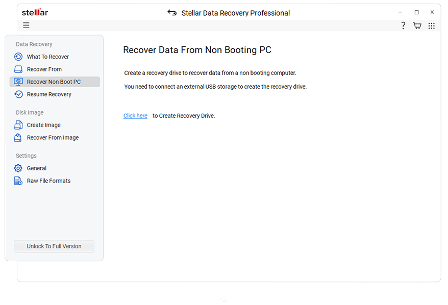 recover data from non booting PC