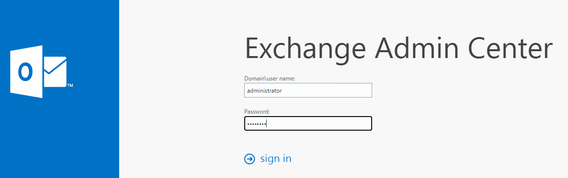 Create New Mailbox using Exchange Admin Center