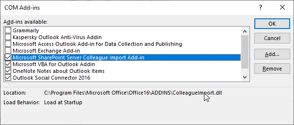 COM Add-ins
