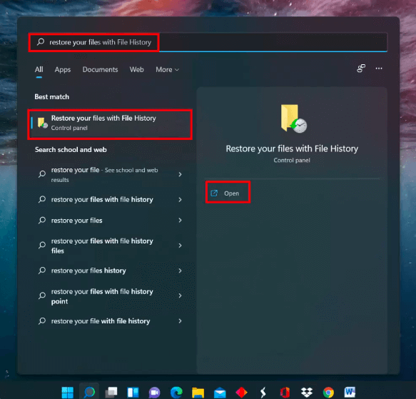 Windows File History