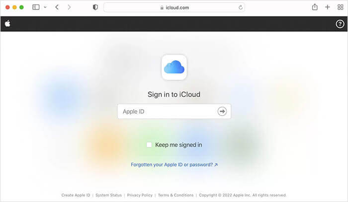 Recover via iCloud Backup