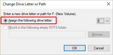 assign-the-following-drive-letter