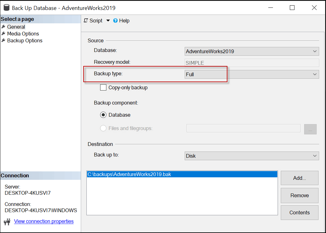 How to Backup and Restore Database in SQL Server? | Stellar