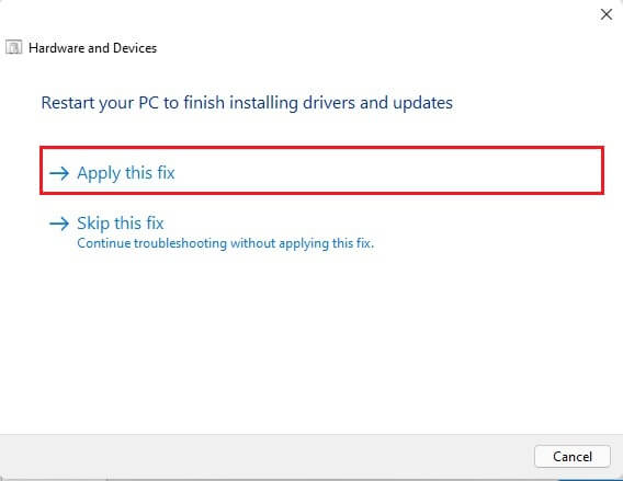 click-apply-this-fix-on-hardware-and-devices-troubleshooter-window