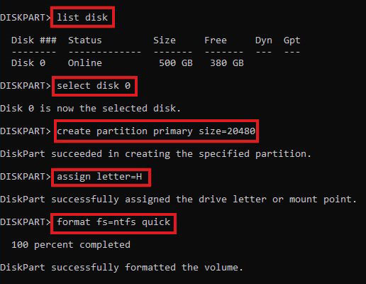 format-the-disk-selected-in-command-prompt-with-dispkart-commands