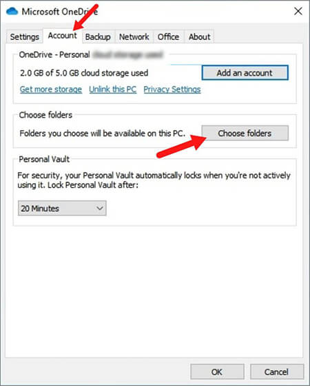 change-onedrive-settings