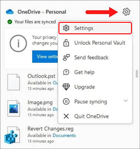 onedrive-settings