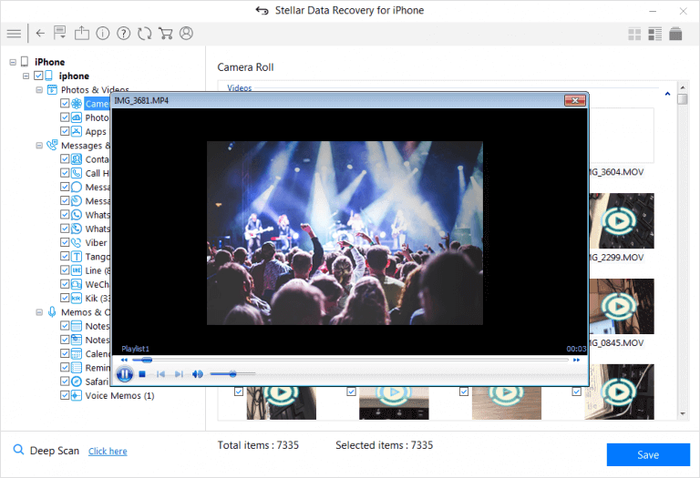 Stellar Data Recovery for iPhone - Deep Scan