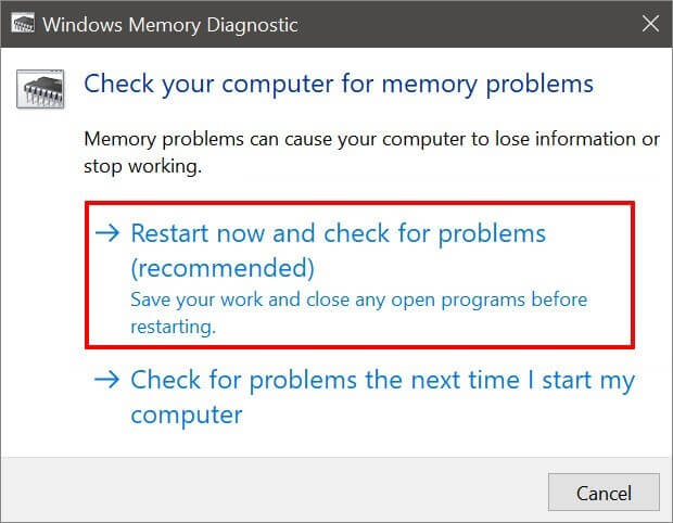 restart-now-and-check-for-problems-recommended