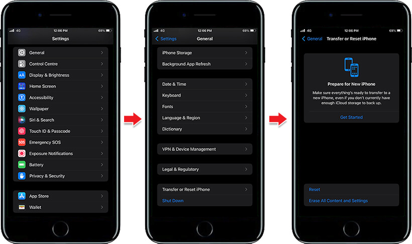 Factory Reset for iPhone Reboot Loop