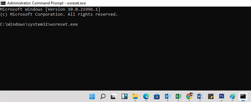 0xc00d36cb - wsreset.exe