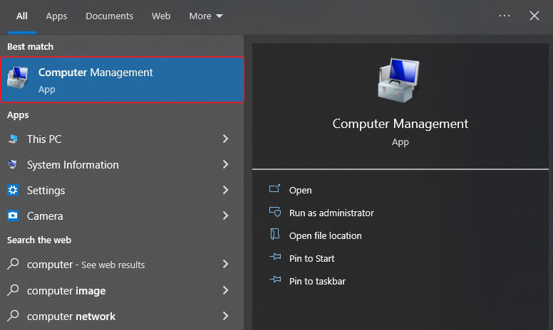 open computer management