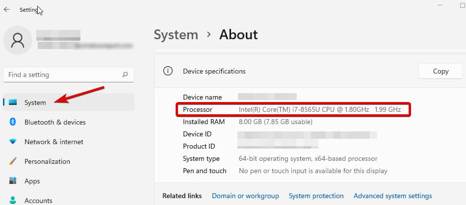 check processor details for hyperV support