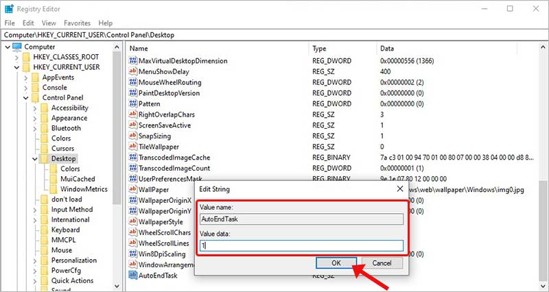 add registry value to fix dde server window error