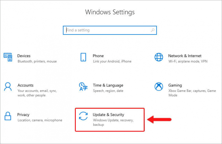 abrir la configuración del sistema