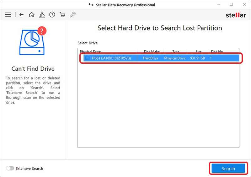 select-hard-drive-and-click-Search