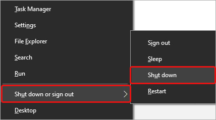 computer shut down method 1