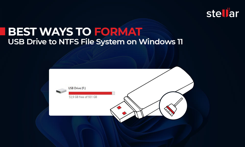 Best Ways to Format USB Drive to NTFS File System on Windows 11